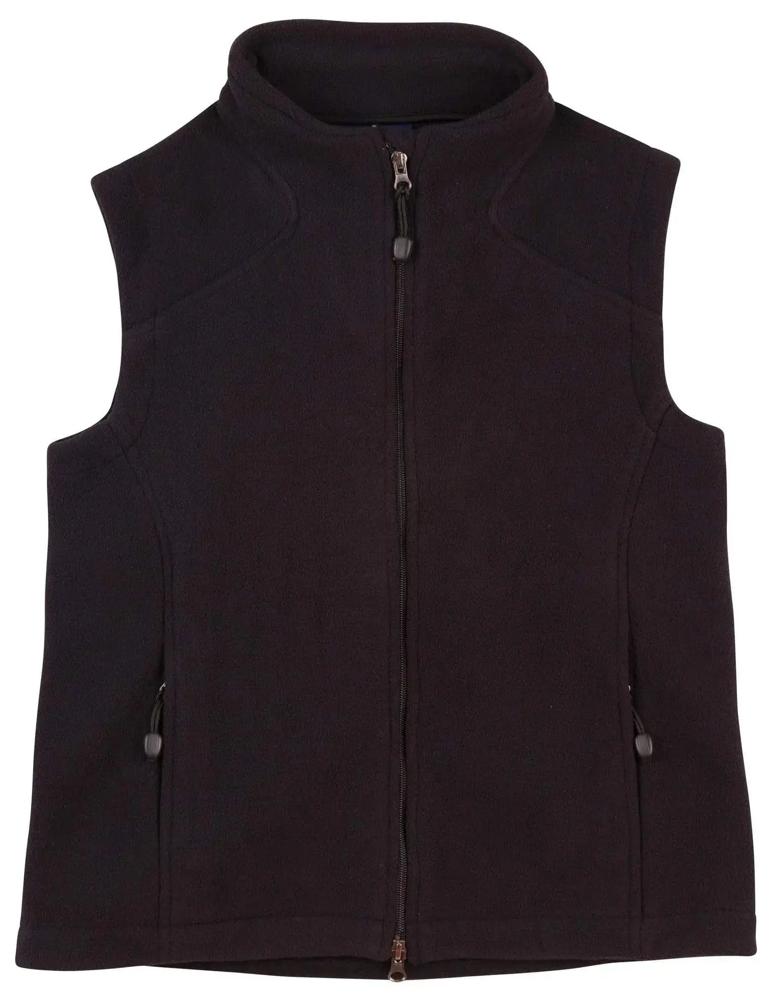 Diamond Fleece Vest Ladies' Pf10 Casual Wear Winning Spirit Black 8